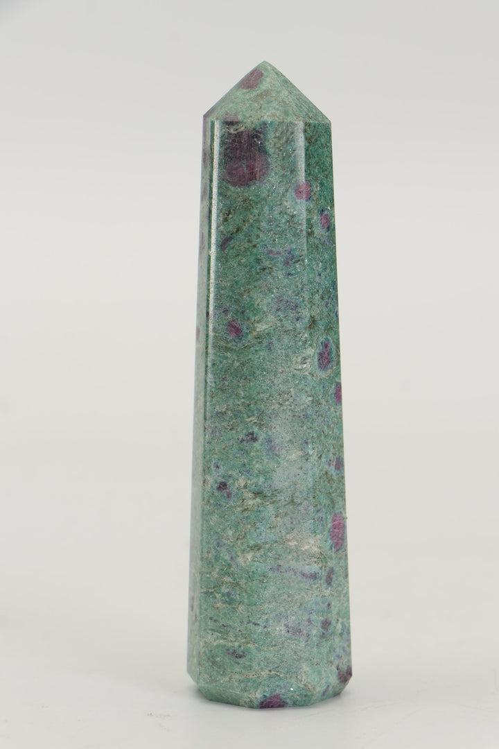 3.75" Ruby Fuchsite Tower TZ056