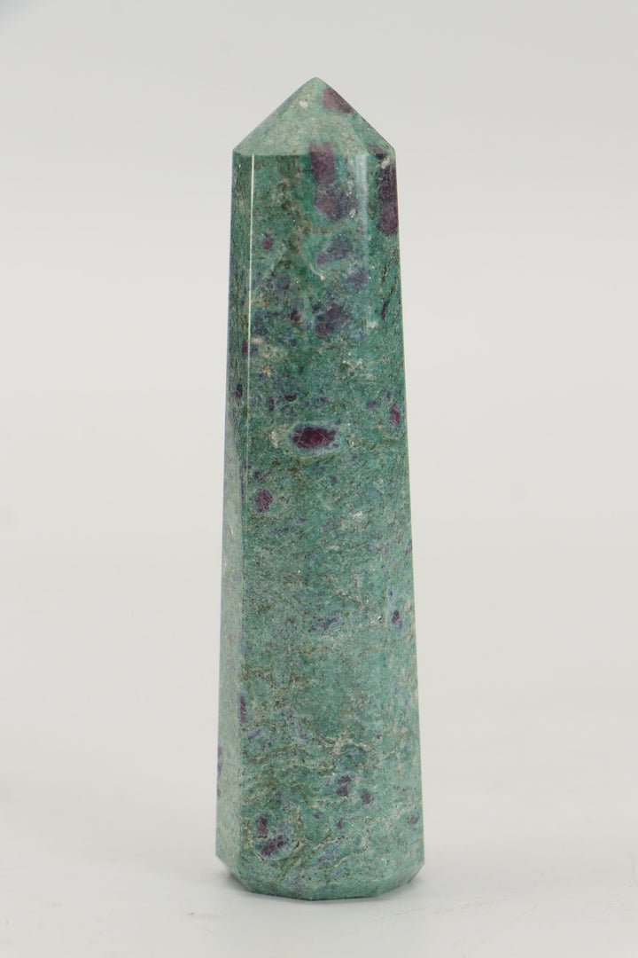 3.75" Ruby Fuchsite Tower TZ056