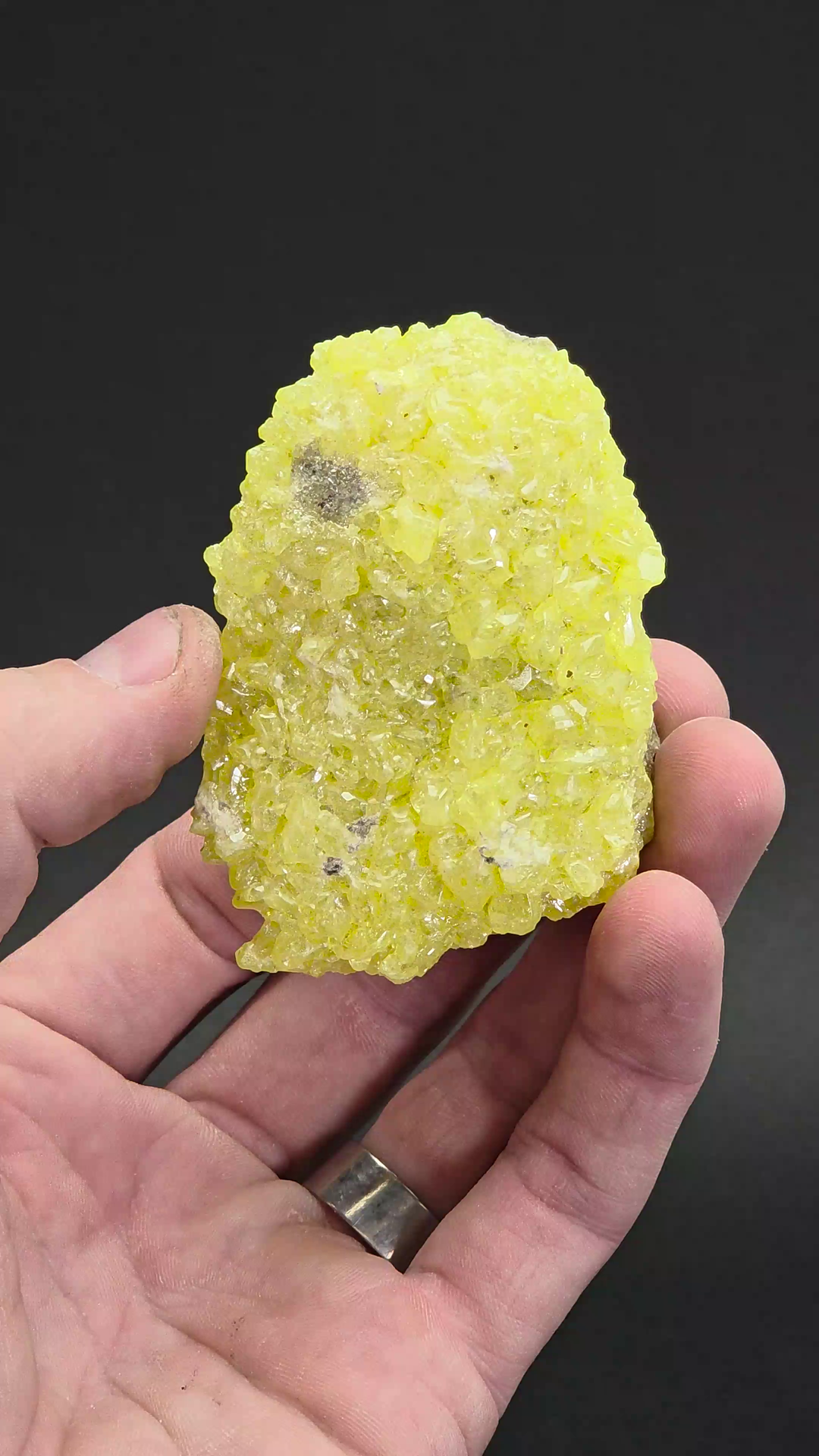 Sulfur Crystals on Matrix from Bolivia TZ1339