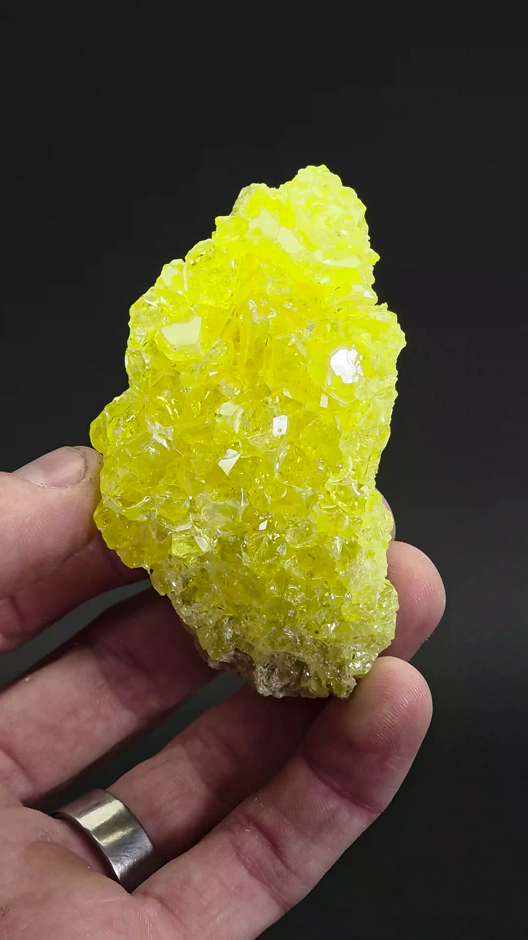 Sulfur Crystals on Matrix from Bolivia TZ1345