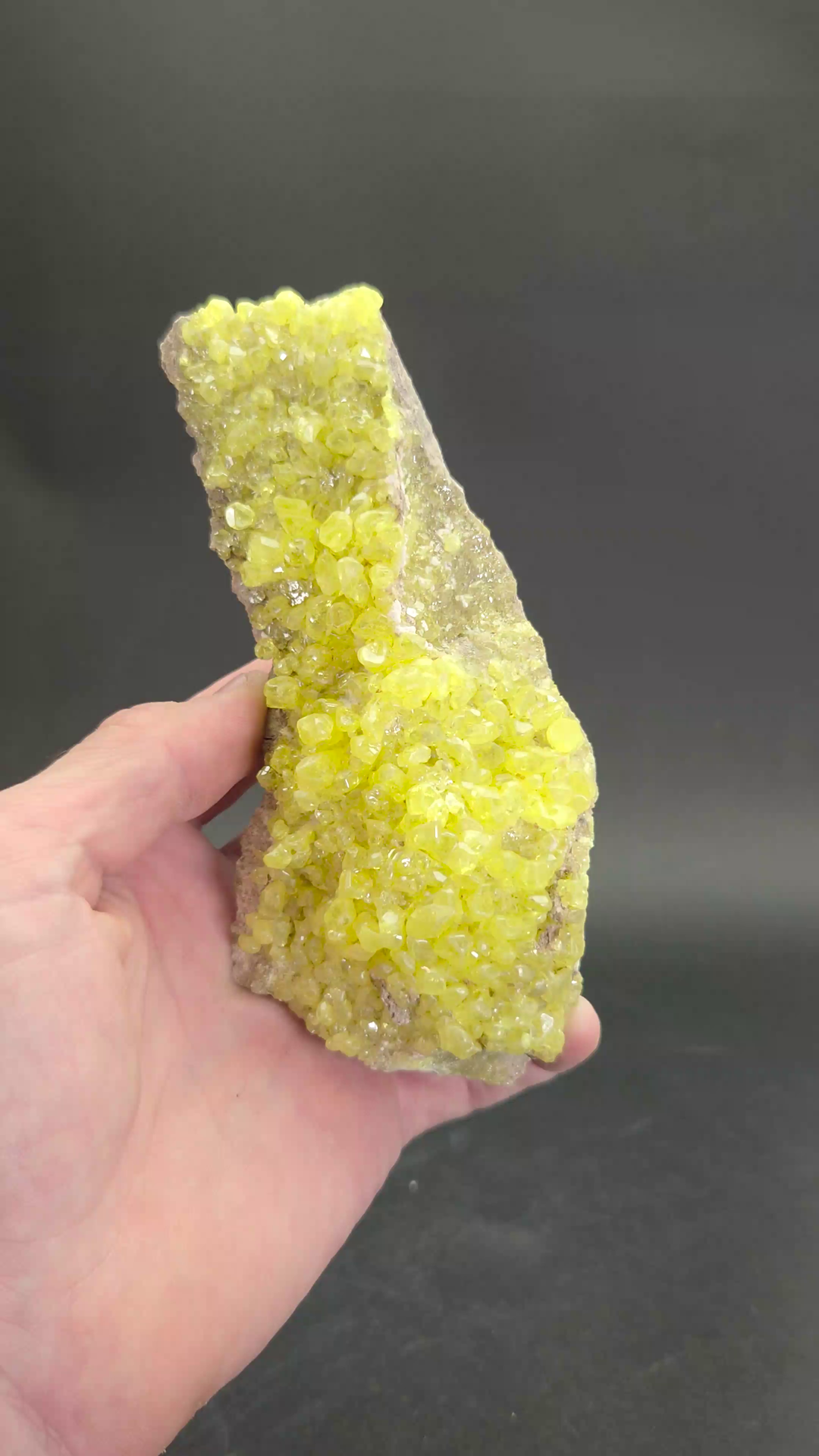 Sulfur Crystals on Matrix from Bolivia TZ1356