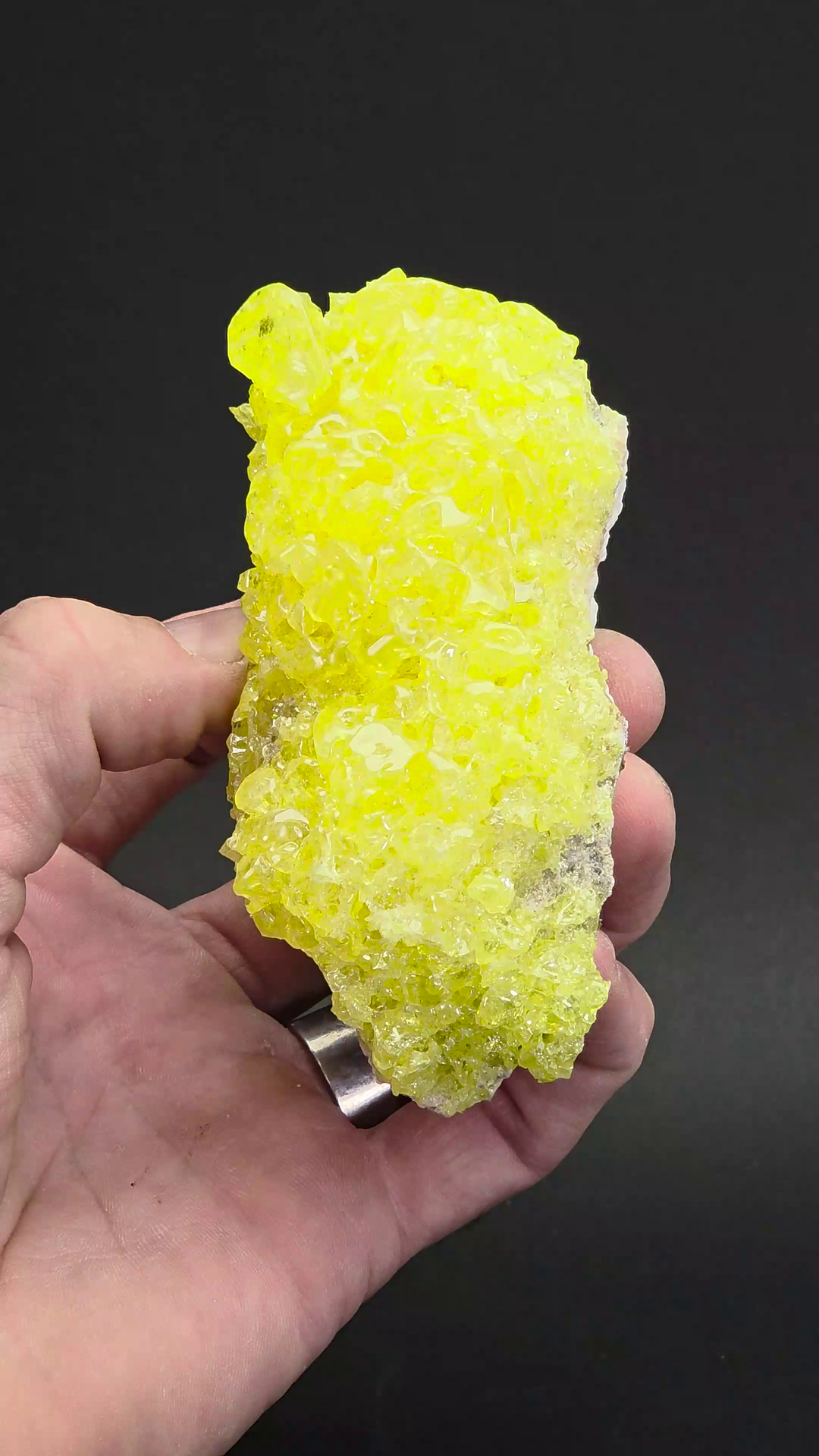 Sulfur Crystals on Matrix from Bolivia TZ1359