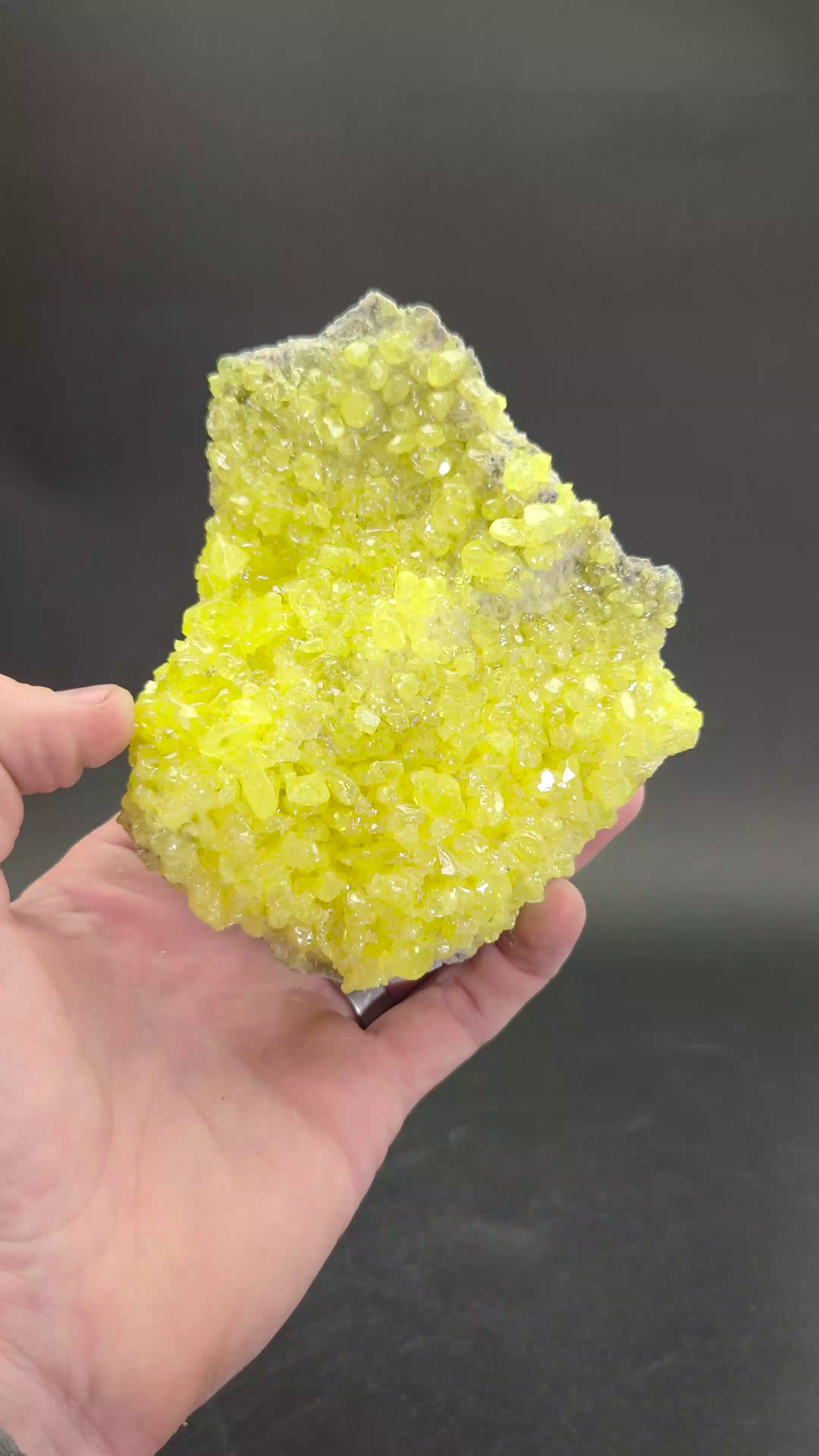Sulfur Crystals on Matrix from Bolivia TZ1364