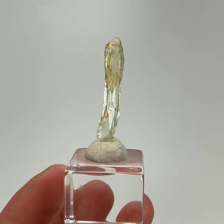 7.75 carat Beryl var. Heliodor from Volyn Deposit TZ537