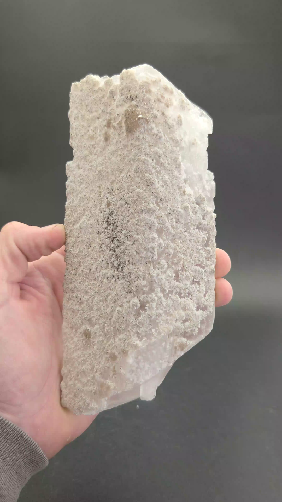 Selenite with Hydrozincite from Mexico XD1091