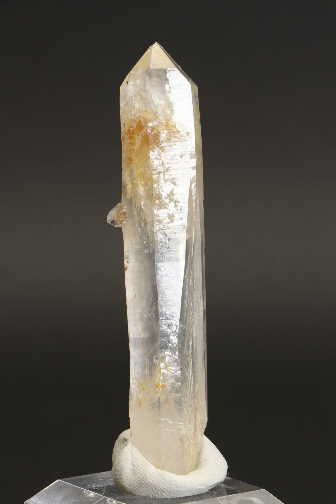 3.5" Blue Smoke Colombian Lemurian Crystal DV443