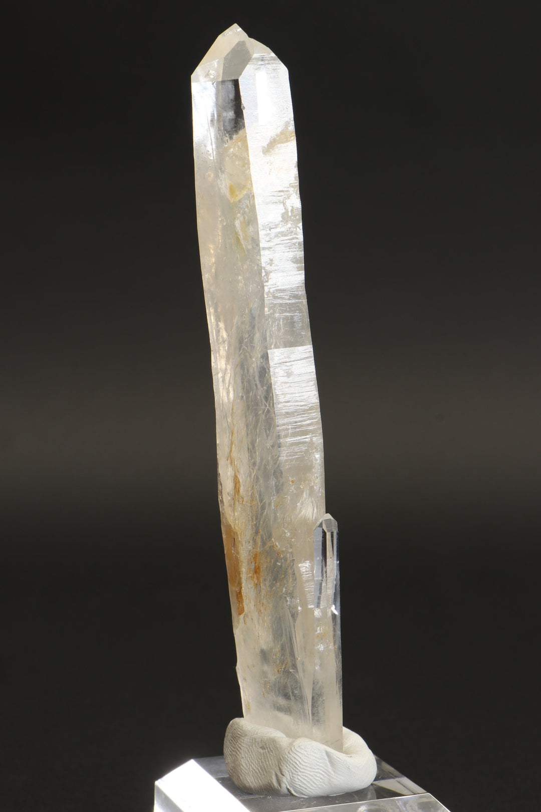 4.75" Blue Smoke Colombian Lemurian Crystal TC1235