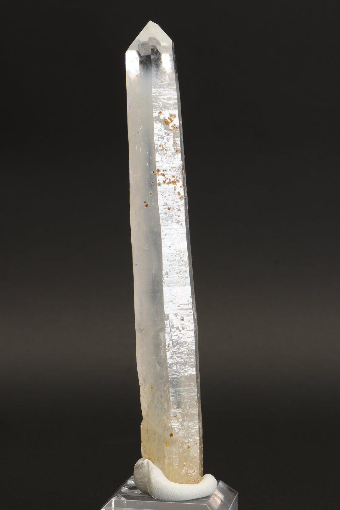 5.75" Blue Smoke Colombian Lemurian Crystal TC1104