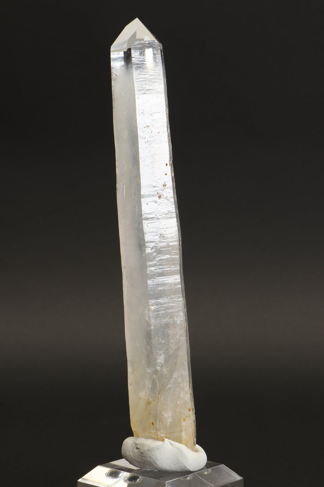 5.75" Blue Smoke Colombian Lemurian Crystal TC1104