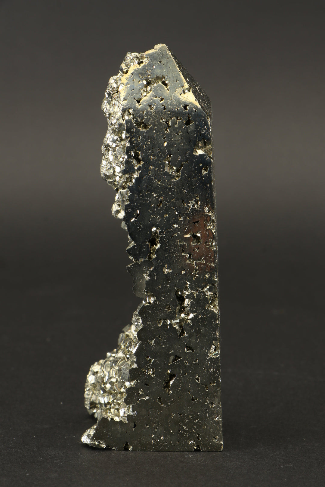 4" Pyrite Obelisk DV083