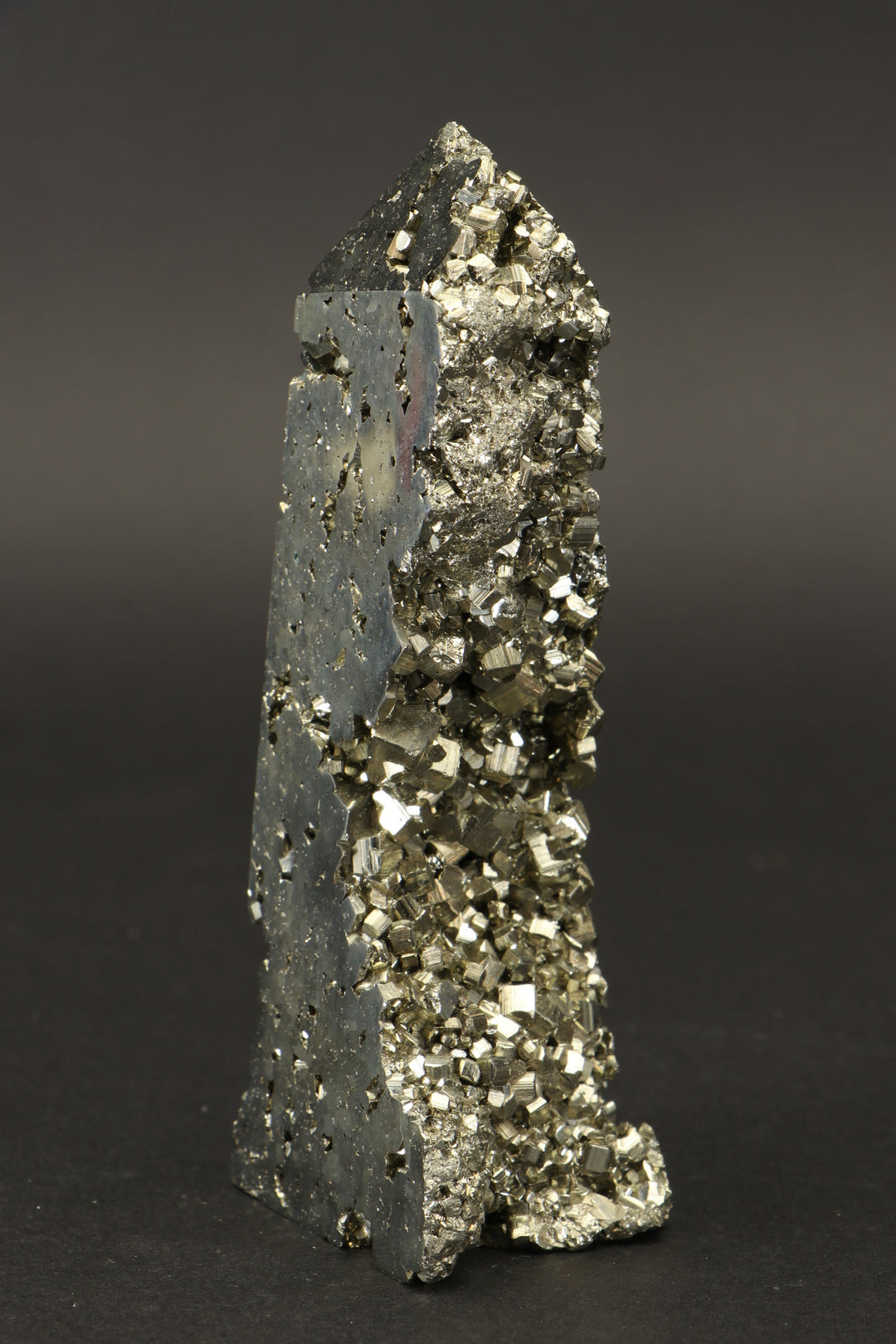 4" Pyrite Obelisk DV083