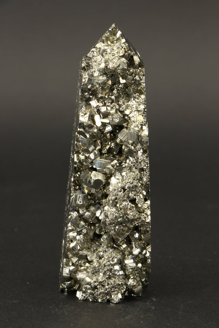 3.5" Pyrite Obelisk DV068