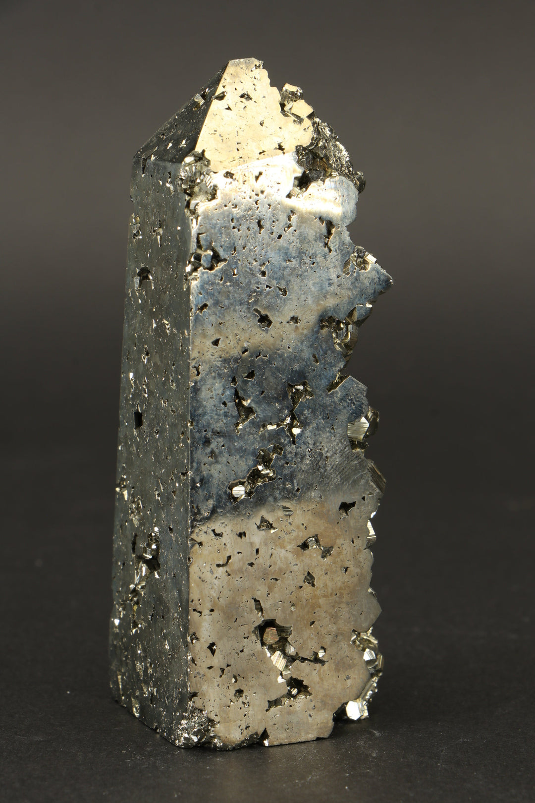 3.5" Pyrite Obelisk DV068