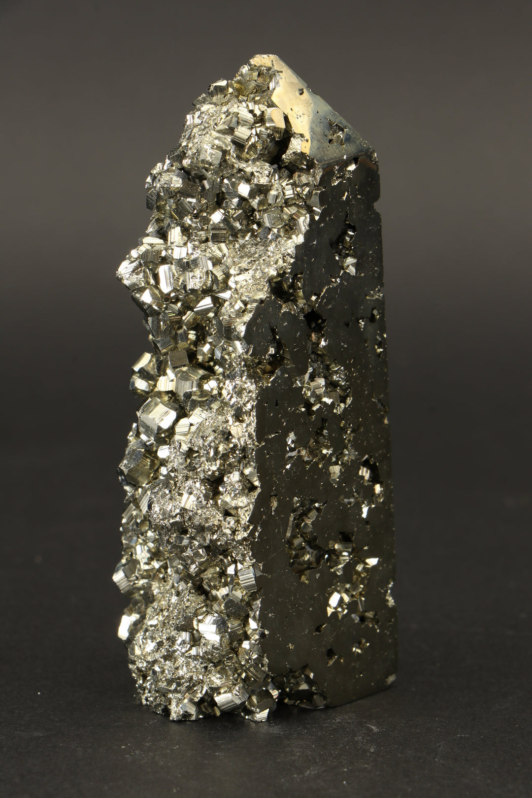 3.5" Pyrite Obelisk DV068