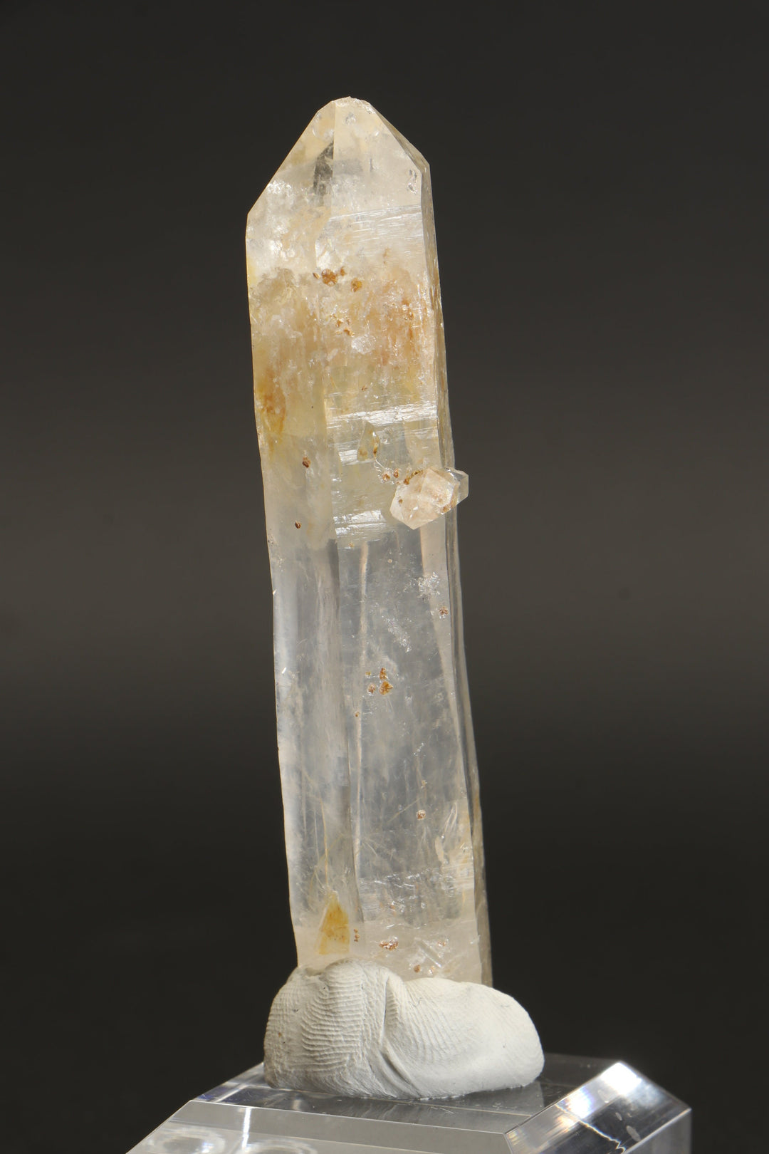 3.5" Blue Smoke Colombian Lemurian Crystal DV443