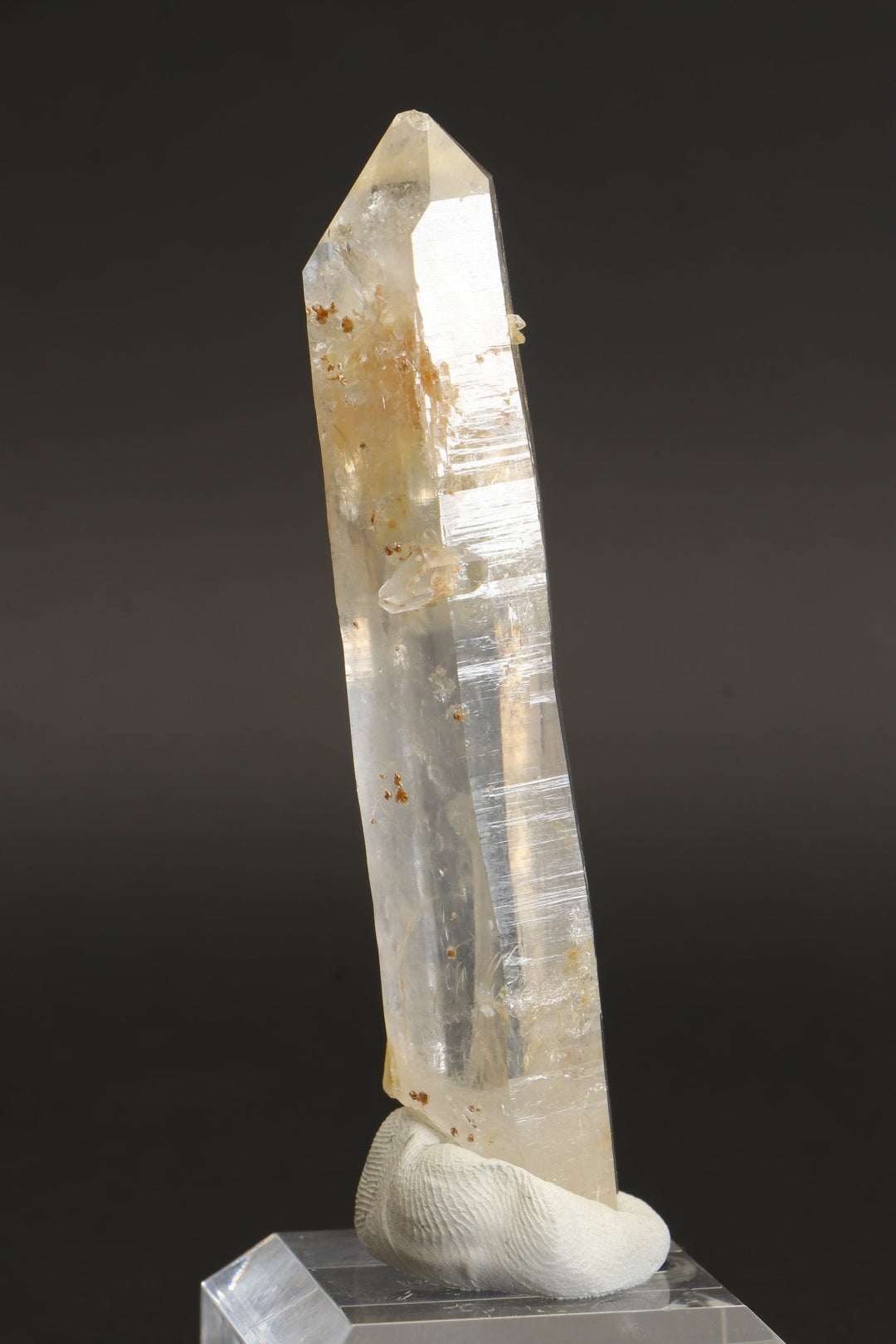 3.5" Blue Smoke Colombian Lemurian Crystal DV443