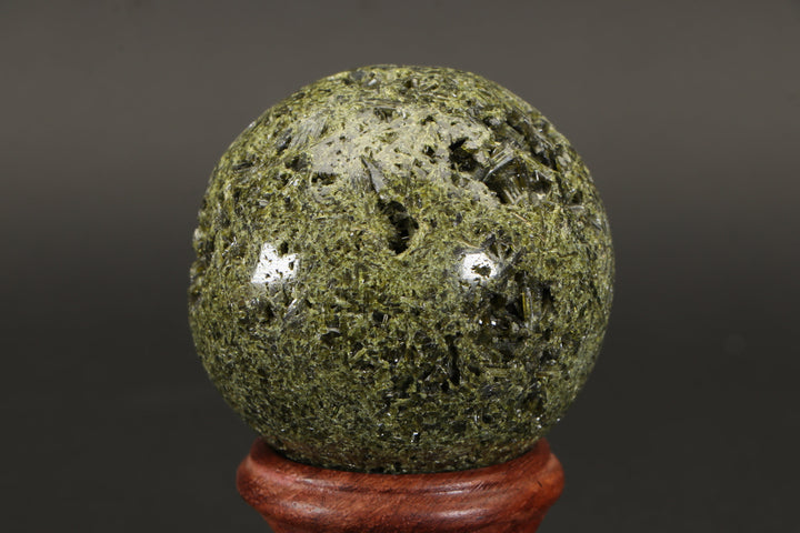 2" Epidote Sphere with Stand TU533