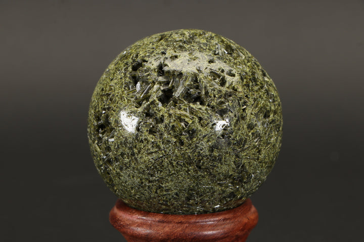 2" Epidote Sphere with Stand TU533