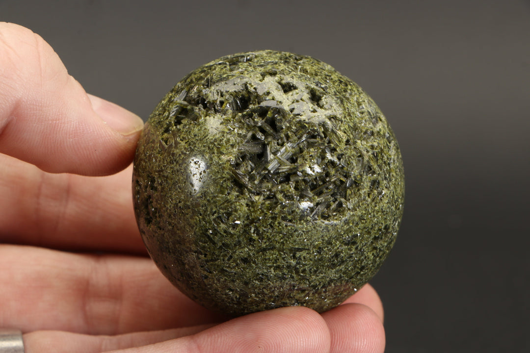 2" Epidote Sphere with Stand TU533