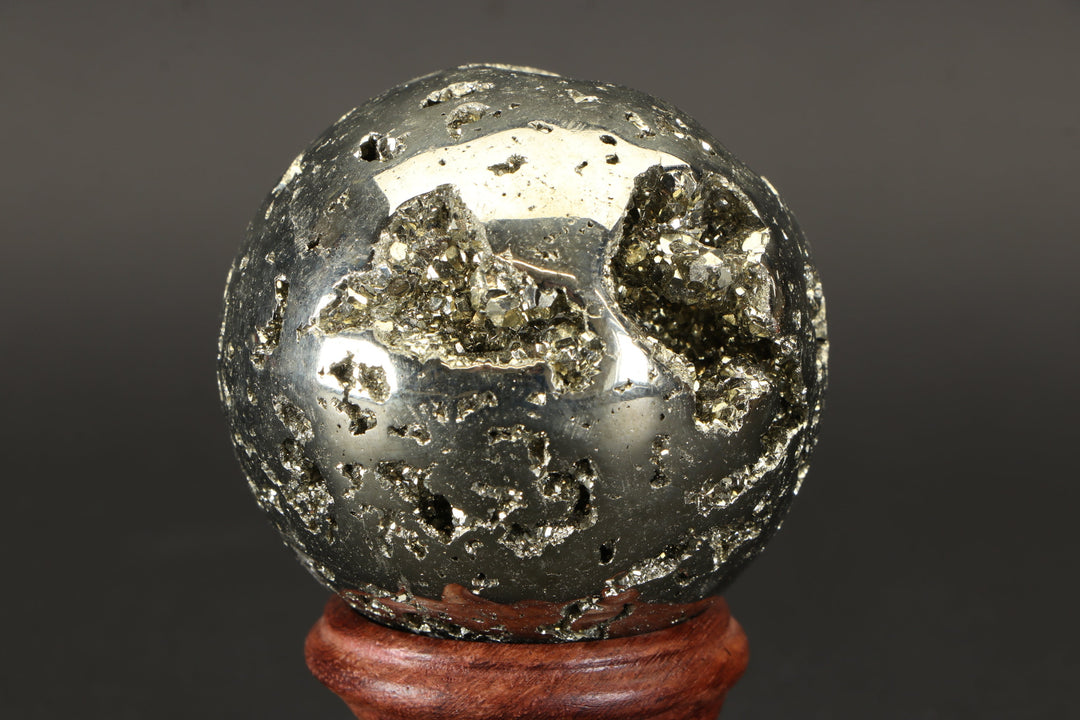 2.1" Pyrite Sphere  TV224