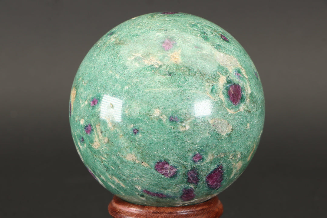 2.6" Ruby in Fuchsite Sphere TZ019