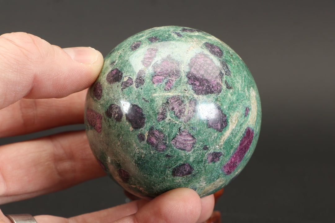 2.4" Ruby in Fuchsite Sphere TZ020