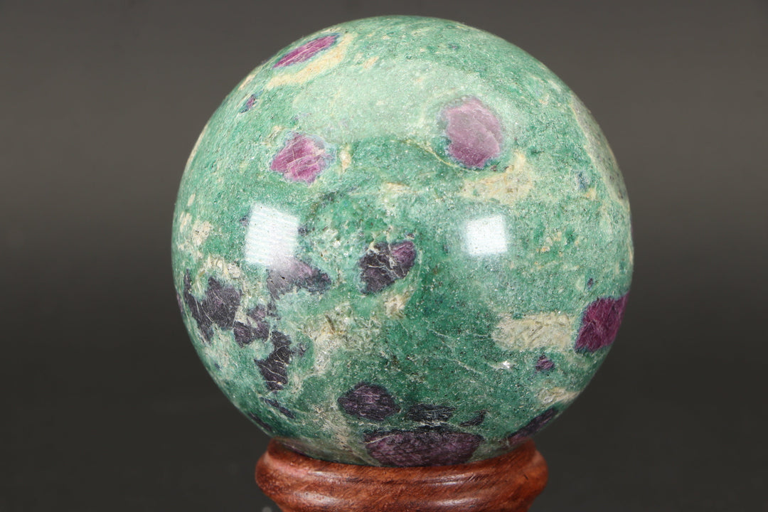 2.4" Ruby in Fuchsite Sphere TZ020