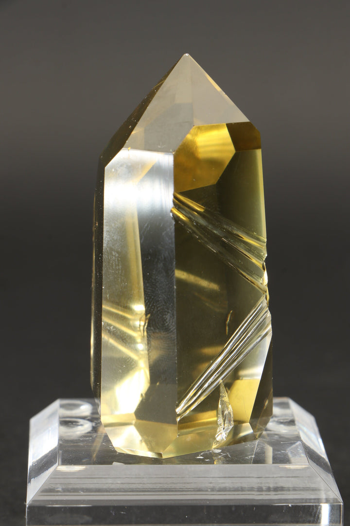 2.5" Fantasy Cut Lemon Quartz Tower DN516