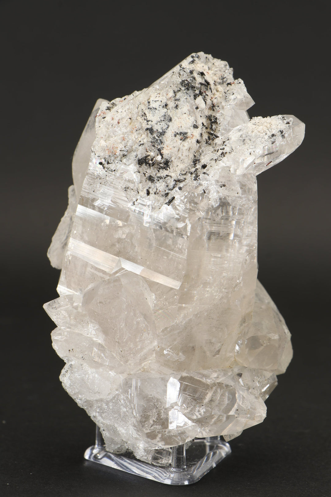 Himalayan Quartz with Black Tourmaline TD1623