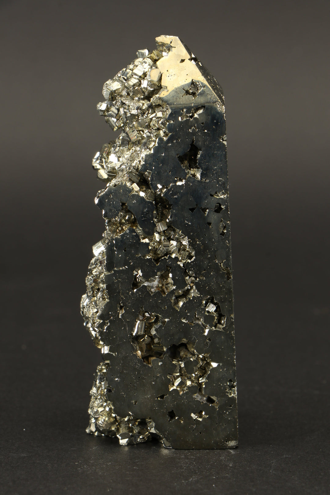 3.5" Pyrite Obelisk DV068