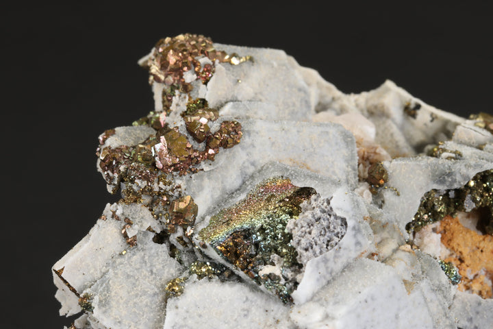 Pyrite and Calcite after Fluorite Pseudomorph Specimen - Dalnegorsk, Russia TD1608