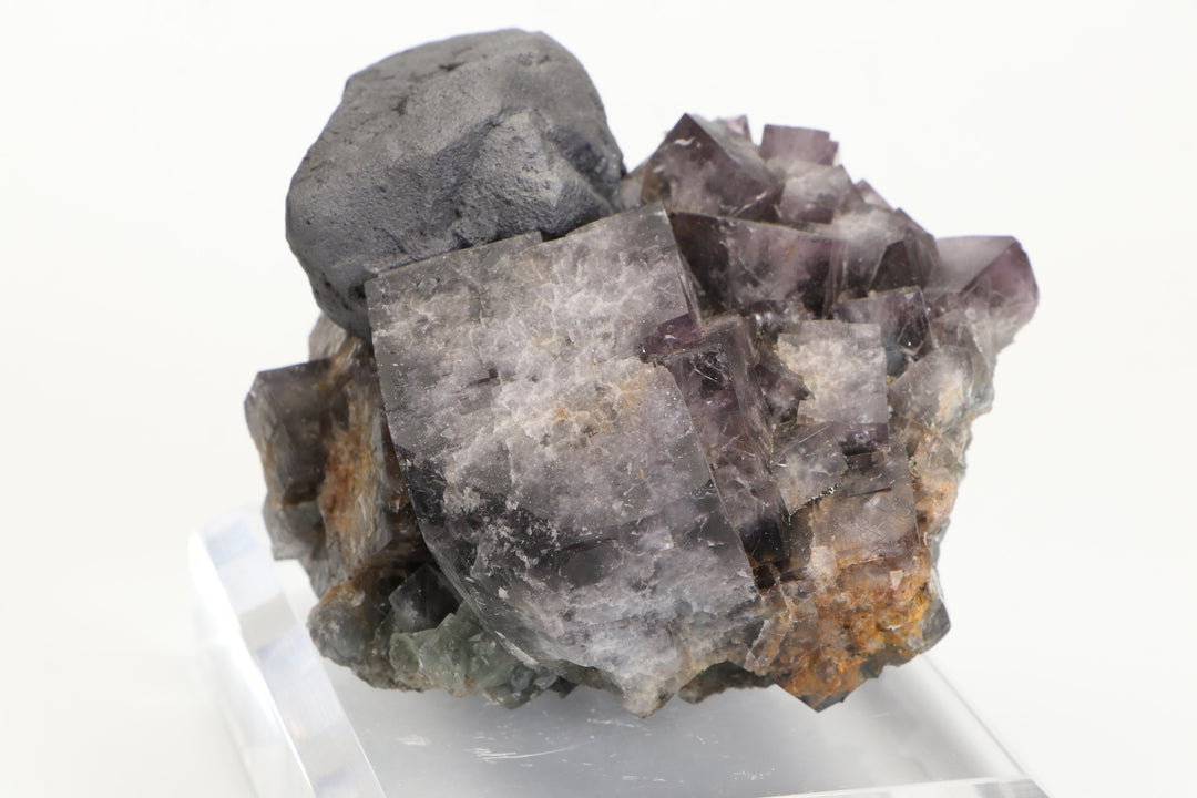 Purple Fluorite with Galena Specimen - Lady Annabella Mine DX1141