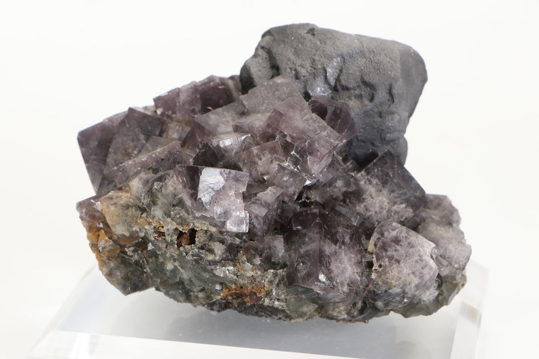 Purple Fluorite with Galena Specimen - Lady Annabella Mine DX1141