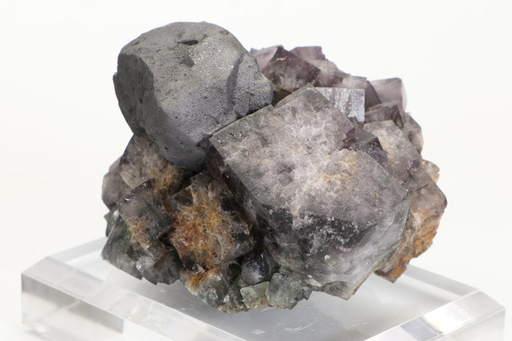 Purple Fluorite with Galena Specimen - Lady Annabella Mine DX1141