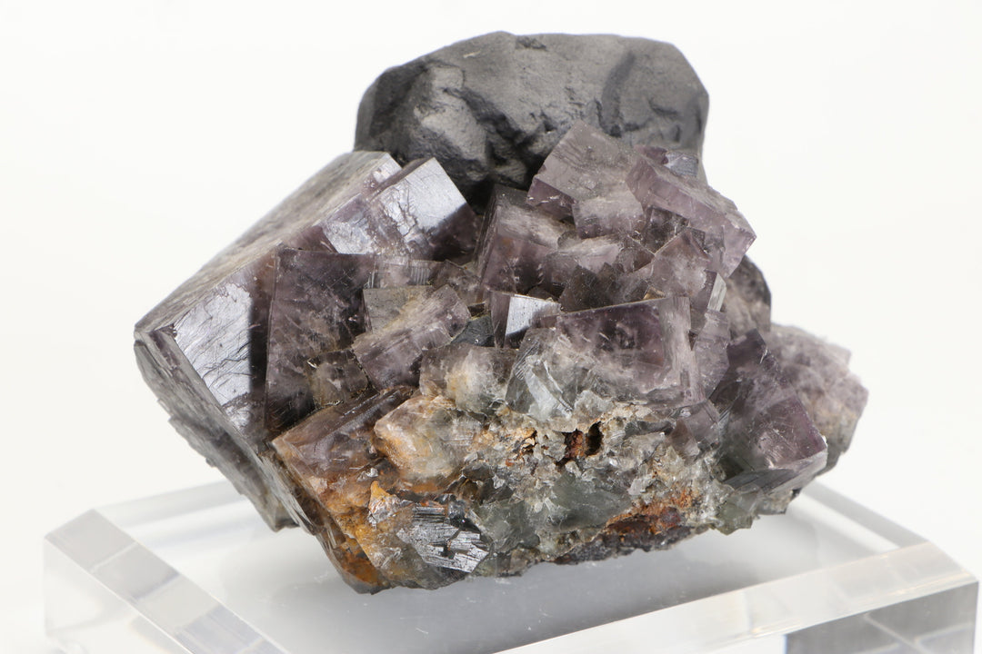 Purple Fluorite with Galena Specimen - Lady Annabella Mine DX1141