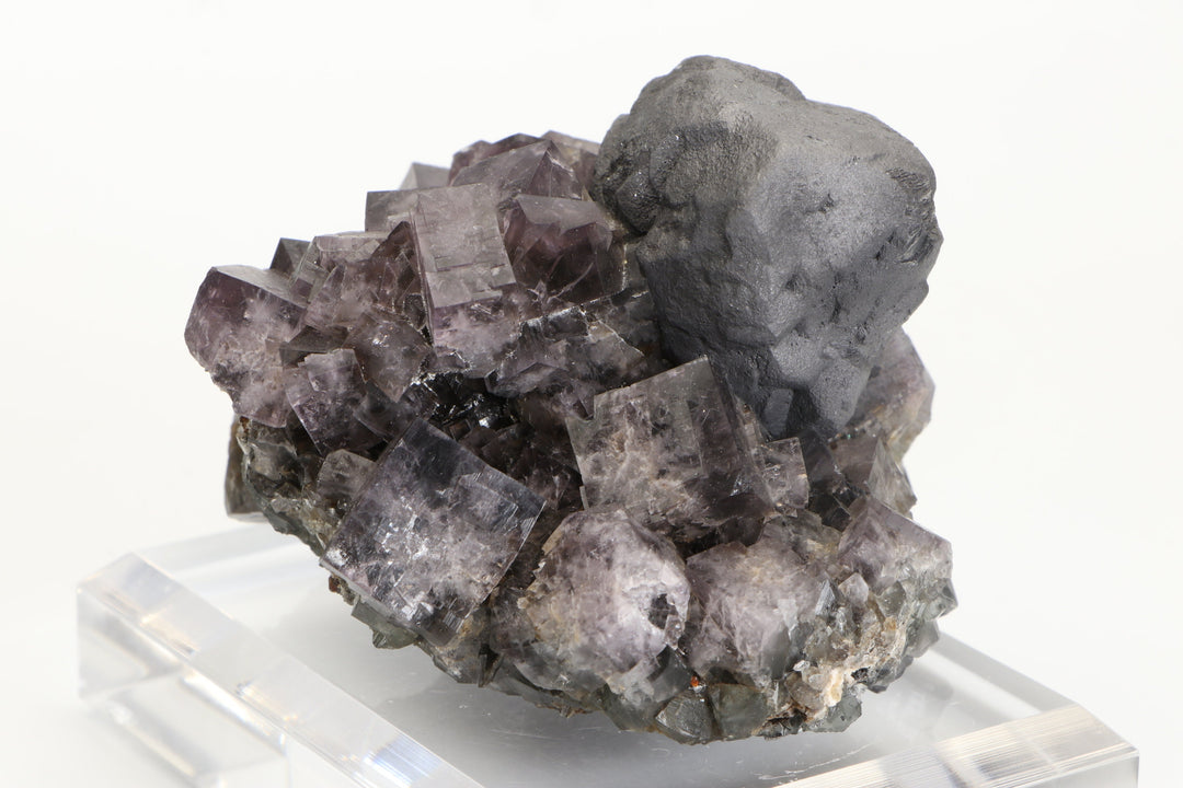 Purple Fluorite with Galena Specimen - Lady Annabella Mine DX1141