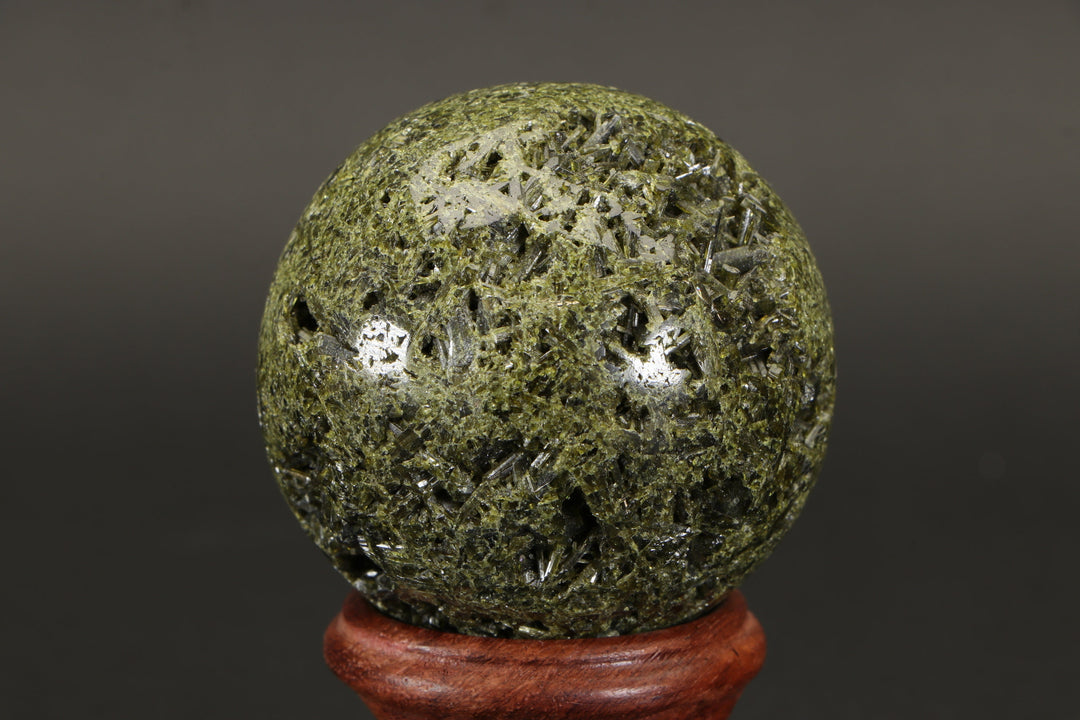 2" Epidote Sphere with Stand TU533