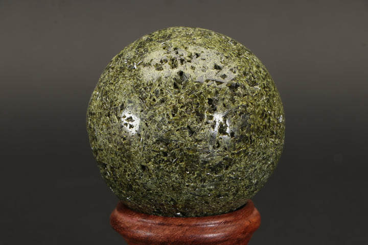 2" Epidote Sphere with Stand TU533