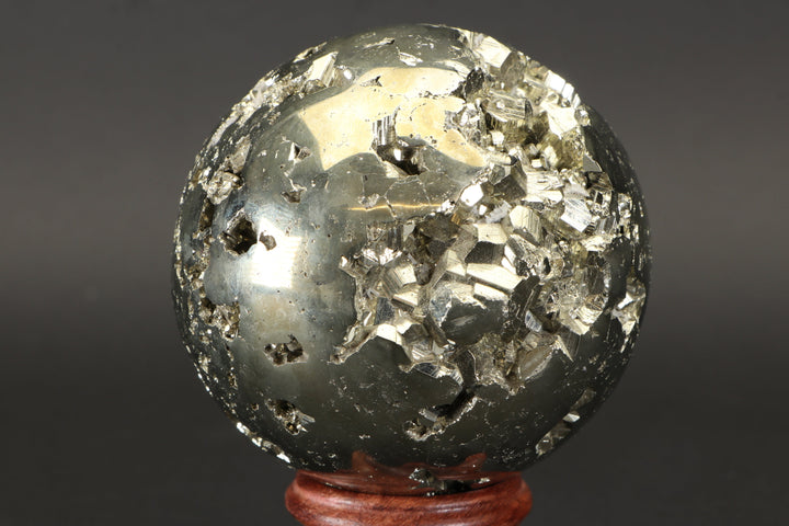 2.9" Pyrite Sphere TV235