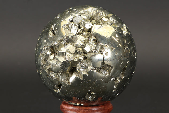 2.9" Pyrite Sphere TV235