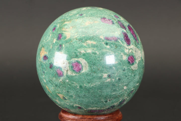 2.6" Ruby in Fuchsite Sphere TZ019