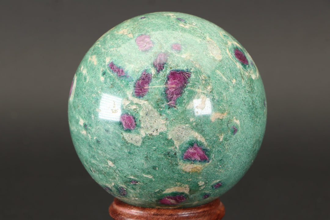 2.6" Ruby in Fuchsite Sphere TZ019