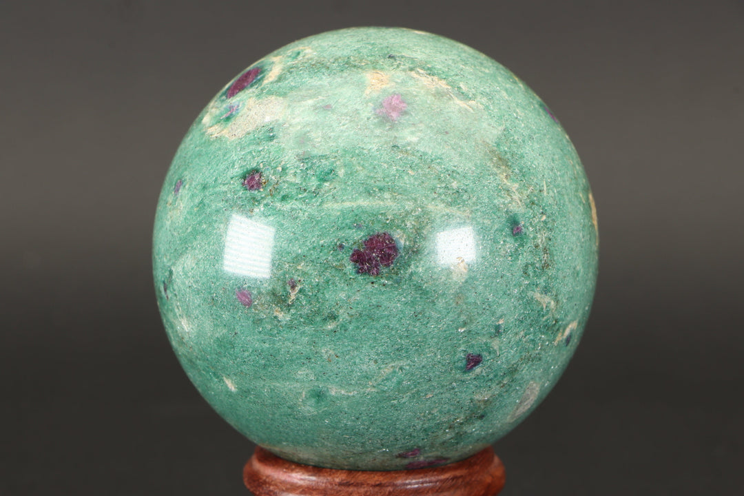 2.6" Ruby in Fuchsite Sphere TZ019