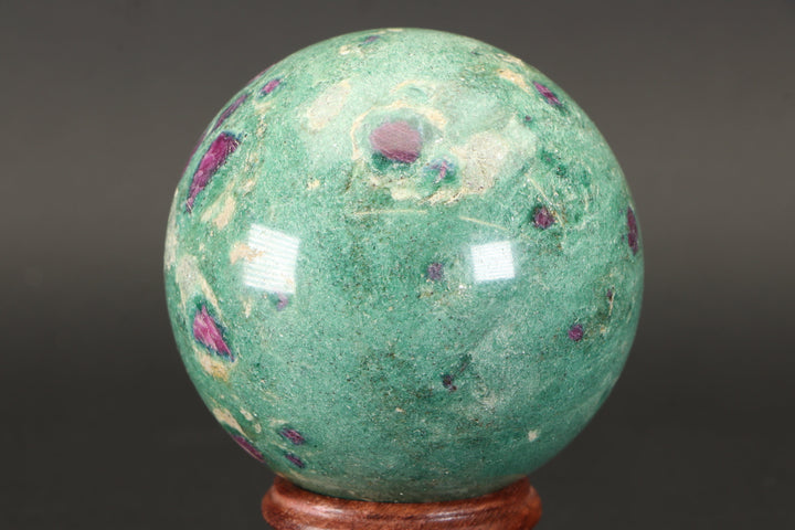 2.6" Ruby in Fuchsite Sphere TZ019