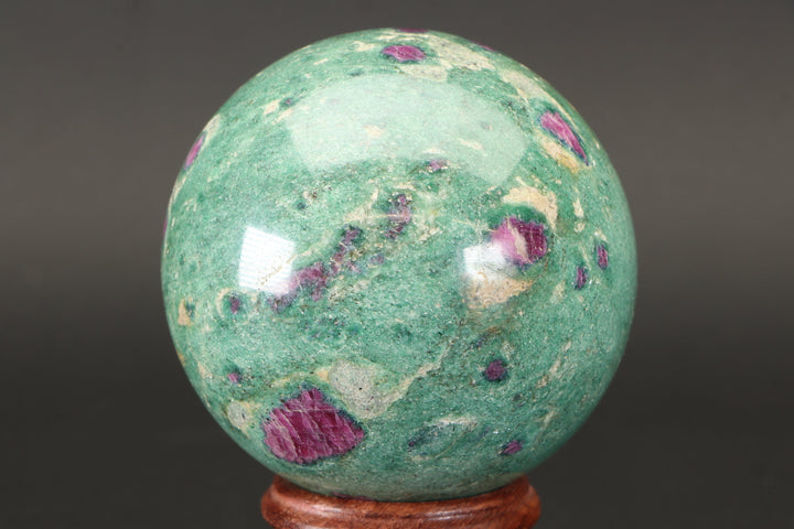 2.6" Ruby in Fuchsite Sphere TZ019