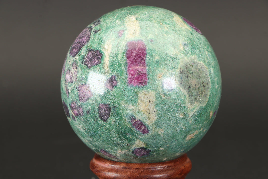 2.4" Ruby in Fuchsite Sphere TZ020