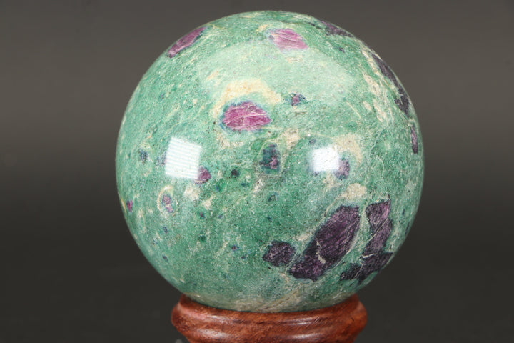 2.4" Ruby in Fuchsite Sphere TZ020