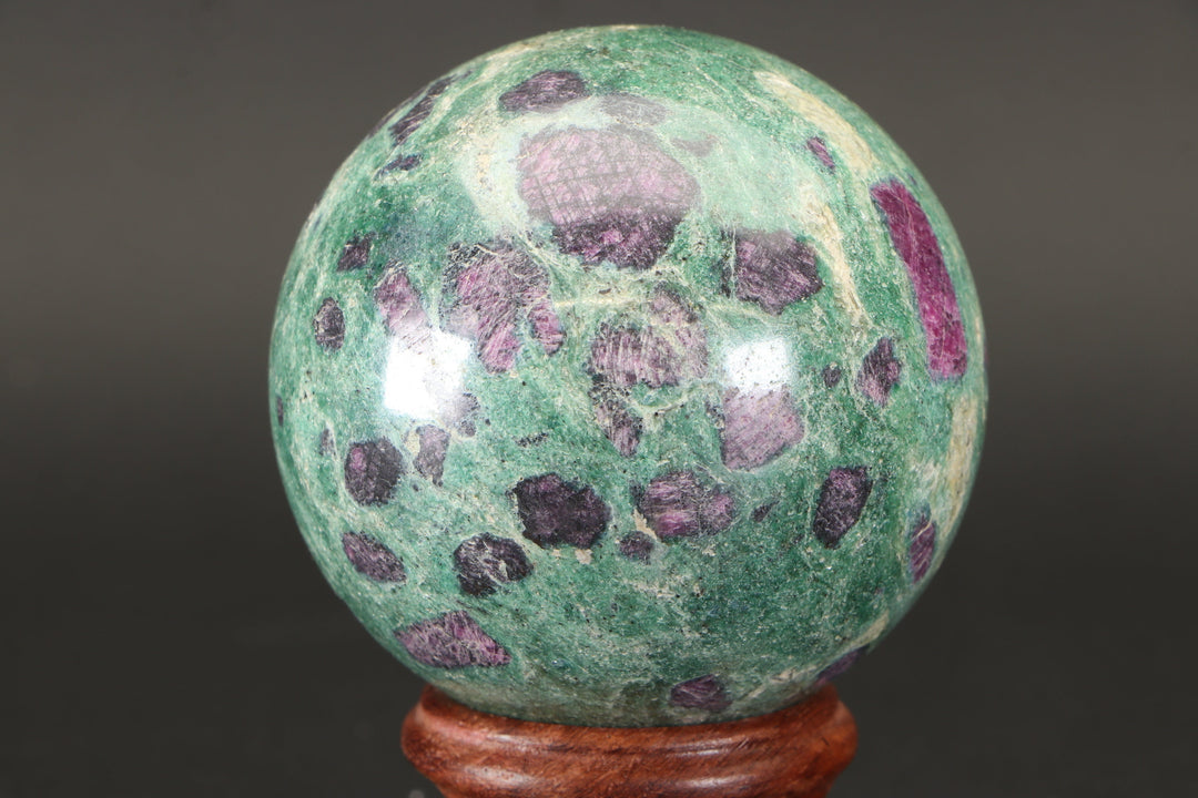 2.4" Ruby in Fuchsite Sphere TZ020