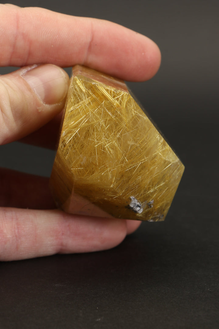 Gold Rutile in Quartz Freeform TC153