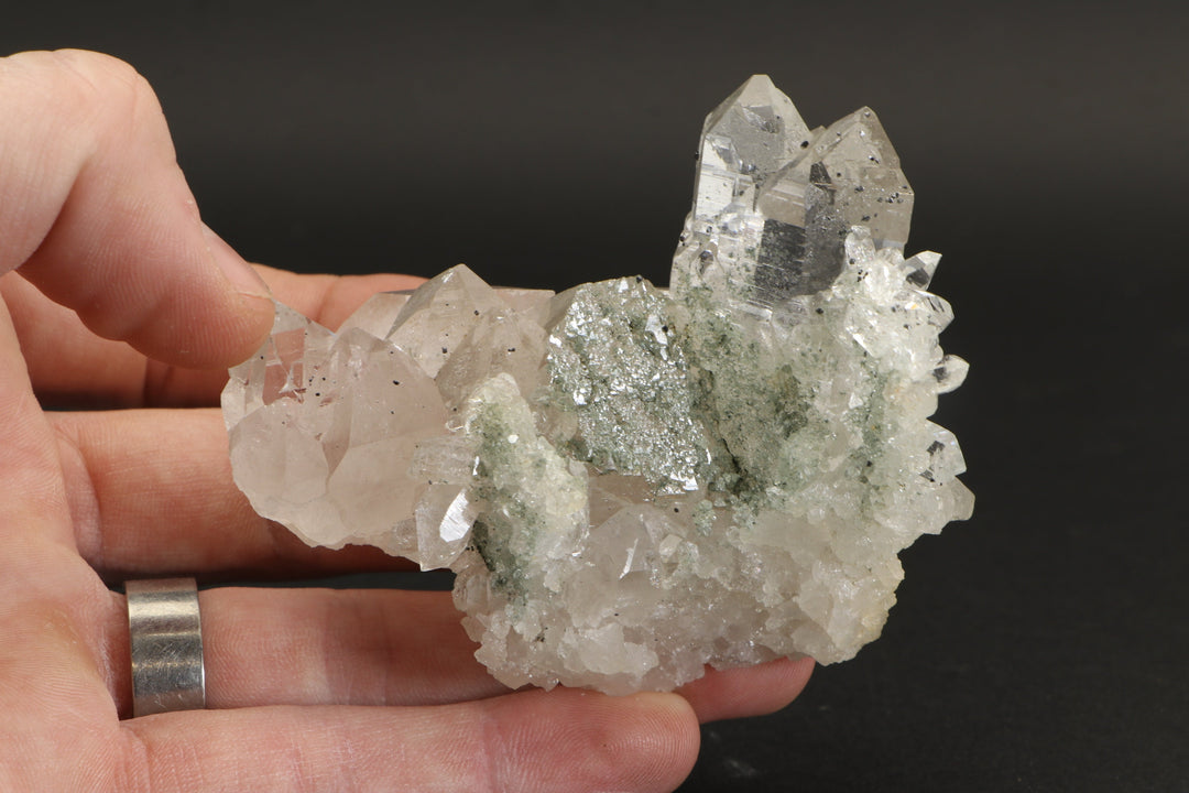 Himalayan Quartz with Chlorite and Anatase TD2772